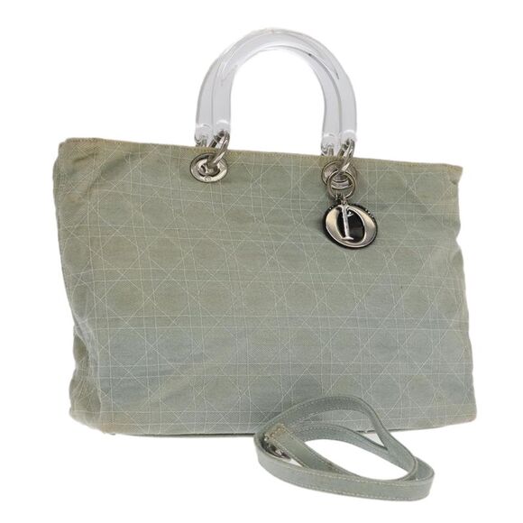 Pre Loved dior Women Blue Handbags - Picture 1 of 8